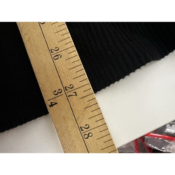 NEW Old Navy Plus Size 3X Women Black Ribbed Plush Tee Long Sleeve 34-14 - Picture 8 of 11